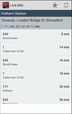 London Bus Live android App screenshot 3